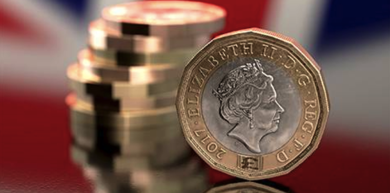 Sterling Scales Four-Month High After Strong UK Growth Data